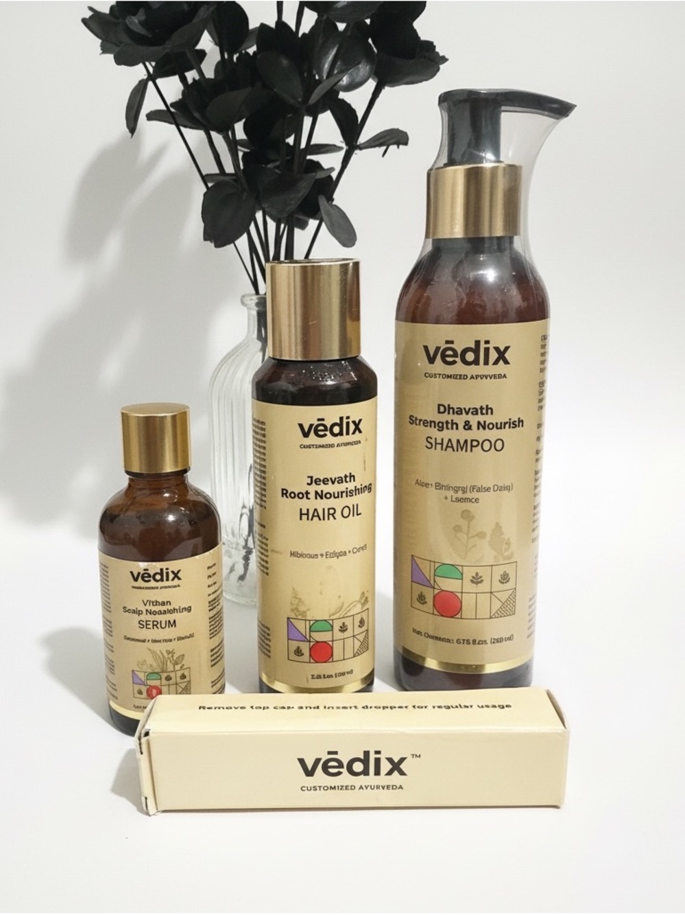 Vedix Anti-Hairfall Regimen ( gift box)